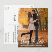 [新しい日付]日付ブラシスクリプモダントを変更する ポストカード (正面/裏面)