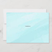 新しい日常の屋外誕生日パーティー 招待状 (裏面)