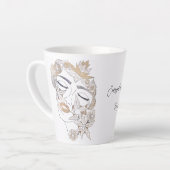 新しい日 カフェラテマグ (左アングル)