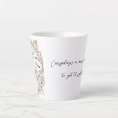 新しい日 カフェラテマグ (正面)