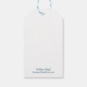 新しい日，ギフトカラフルラベル ギフトタグ (裏面)