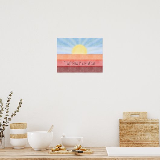 新しい日 ポスター (キッチン)