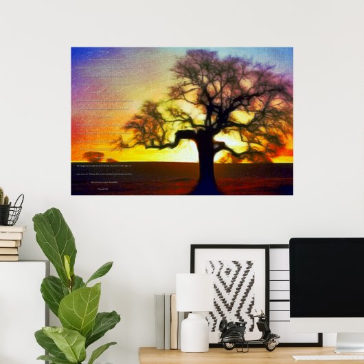 新しい日 ポスター (ホームオフィス)