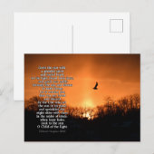 新しい日 ポストカード (正面/裏面)