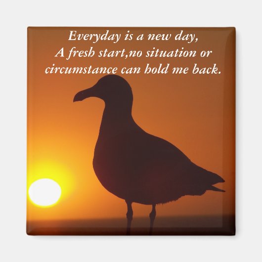 新しい日_ マグネット (正面)