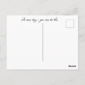 新しい日 – 保行く！ ポストカード (裏面)