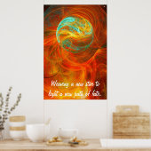 新しい星を織る – 09232008 ポスター (キッチン)