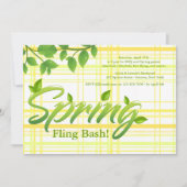 新しい春招待状 招待状 (正面)