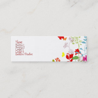 新しい春-カスタマイズ スキニー名刺