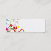 新しい春-カスタマイズ スキニー名刺 (裏面)