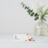 新しい春-カスタマイズ スキニー名刺 (スタンド正面)