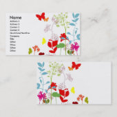 新しい春 名刺 (正面/裏面)