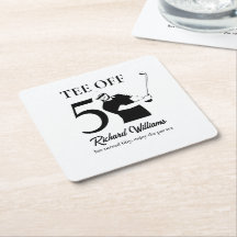 新しい時代の幕開け メンズ50歳の誕生日 Tee Off Start
