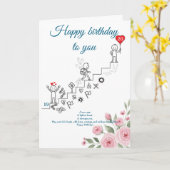 新しい時代、新しい道、誕生日 カード (黄色い花)
