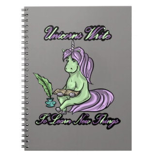 新しい書物にの学ユニコーンSpiral Notebook ノートブック