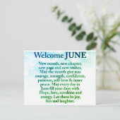 新しい月のはがき ポストカード (スタンド正面)