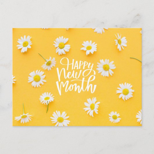 新しい月の幸せ ポストカード (正面)