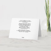 新しい月相グリーティングカード カード (裏面)