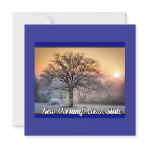 新しい朝…クリーン石板