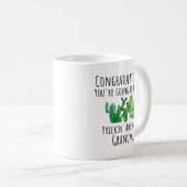 新しい未来のおばあちゃん祖母が発表 コーヒーマグカップ (正面右)