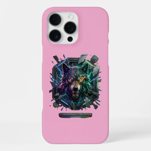新しい未来的ロボットプレデター iPhoneケース (裏面)
