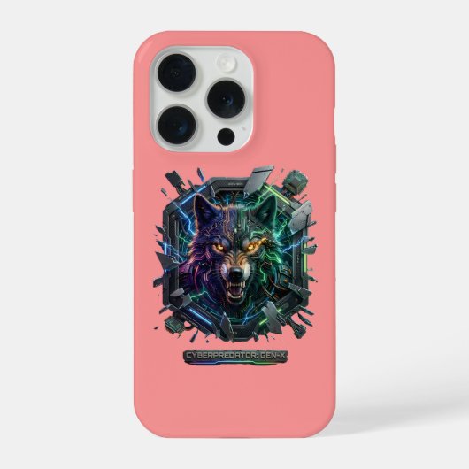 新しい未来的ロボットプレデター iPhoneケース (裏面)