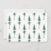 新しい松の木々の首が動く 招待状 (裏面)