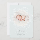 新しい枝 |フォト誕生 案内状 (正面)