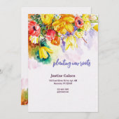 新しい根を植えるお知らせ 案内状 (正面/裏面)