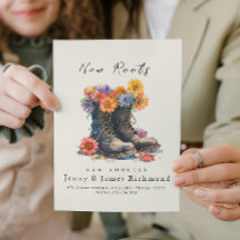 新しい根 - 新しい住所 I 靴と花