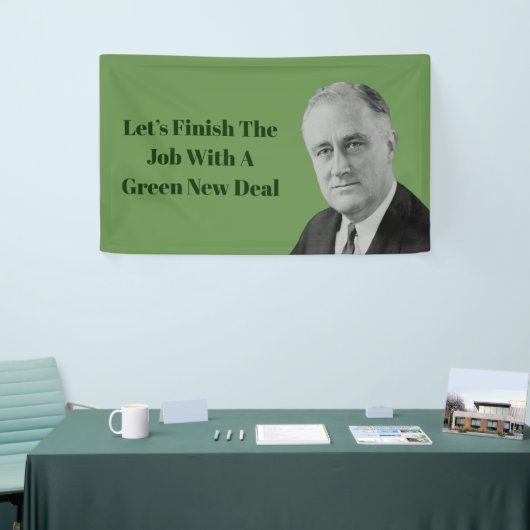 新しい案件に取り組む 横断幕 (トレードショー)