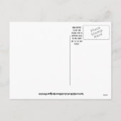 新しい森の中の新年の朝 シーズンポストカード (裏面)