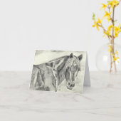 新しい森林ポニー(a237) カード (黄色い花)