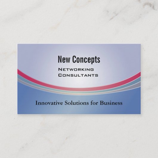 新しい概念、ITコンサルタント 名刺 (正面)