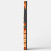 新しい正方形を形成する粗いオレンジ色のチェスの部分 Case-Mate iPhoneケース (裏面 / 左)