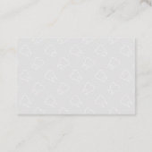 新しい歯科医アポイントメント名刺デザイン 名刺 (裏面)