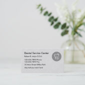 新しい歯科名刺 名刺 (スタンド正面)