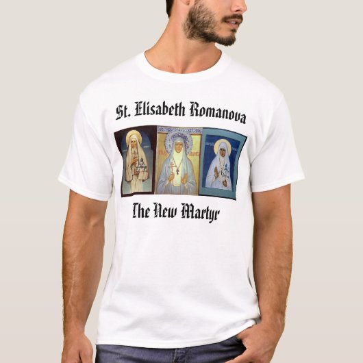 新しい殉教者、St. Elisabeth Romanova Tシャツ (正面)