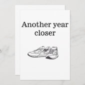 新しい残高誕生日カード 案内状 (正面/裏面)