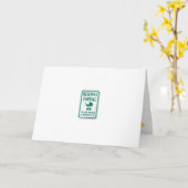 新しい母か妊婦 カード (黄色い花)