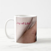 新しい母とベビー- Joy of Life コーヒーマグカップ (左)