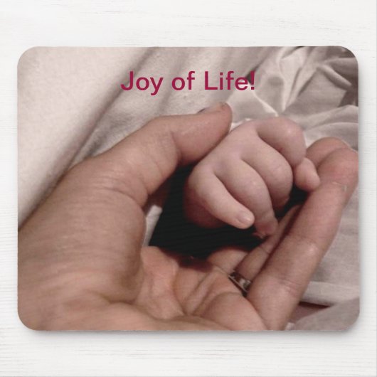 新しい母とベビー- Joy of Life マウスパッド (正面)