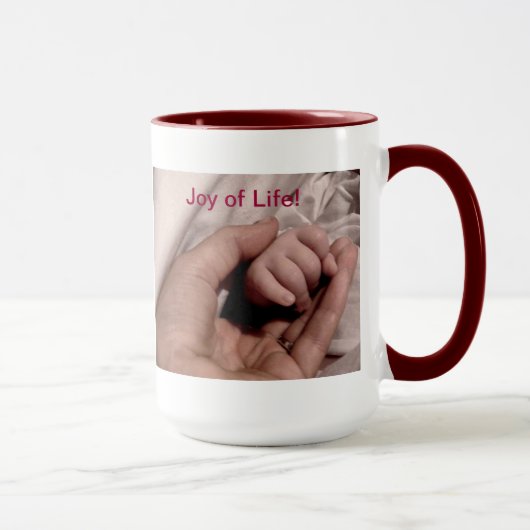 新しい母とベビー- Joy of Life マグカップ (右)