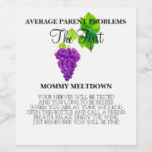 新しい母のギフトワインラベル ワインラベル (シングルラベル)