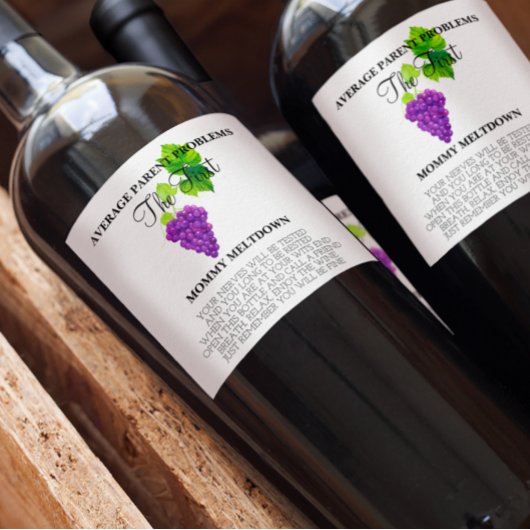 新しい母のギフトワインラベル ワインラベル