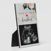 新しい母のギフト妊娠ベビーシャワー超音波 フォトプラーク (側面)