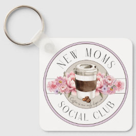 新しい母のユーモア、コーヒーは我々の唯一の希望である キーホルダー