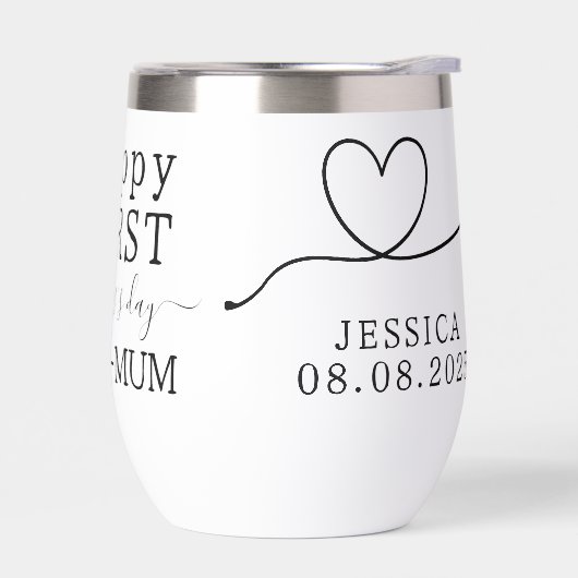 新しい母の愛ハート最初の母の日の贈り物 (左面)