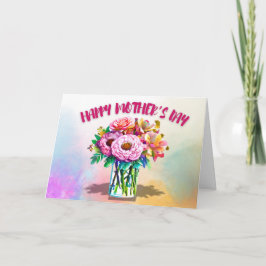 新しい母の日のカードのために サンキューカード