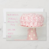 新しい母グループモーニングティーパーティー 招待状 (正面)